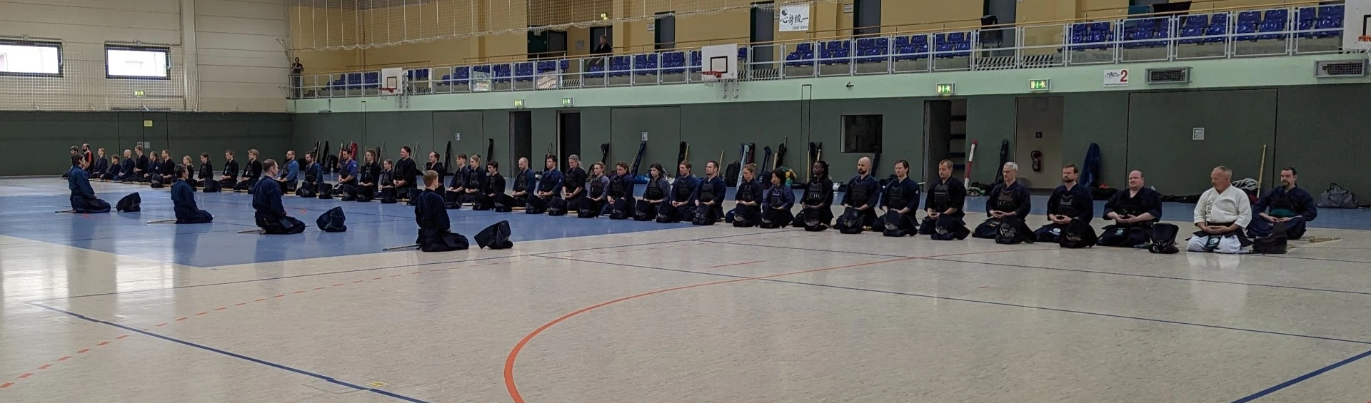 Instruktion während des 2. Chemnitzer Kendo-Lehrgangs