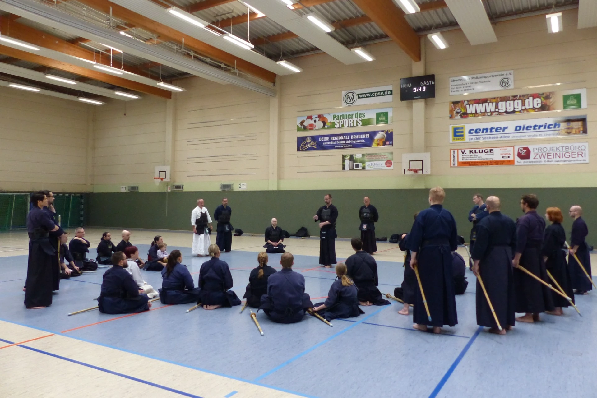 Kendo-Training Fokus Fußarbeit